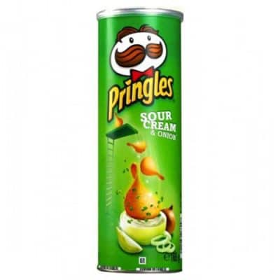 Чипсы Принглс Сметана Лук 165г (большая) Чипсы Принглс Сметана Лук 165г (большая)