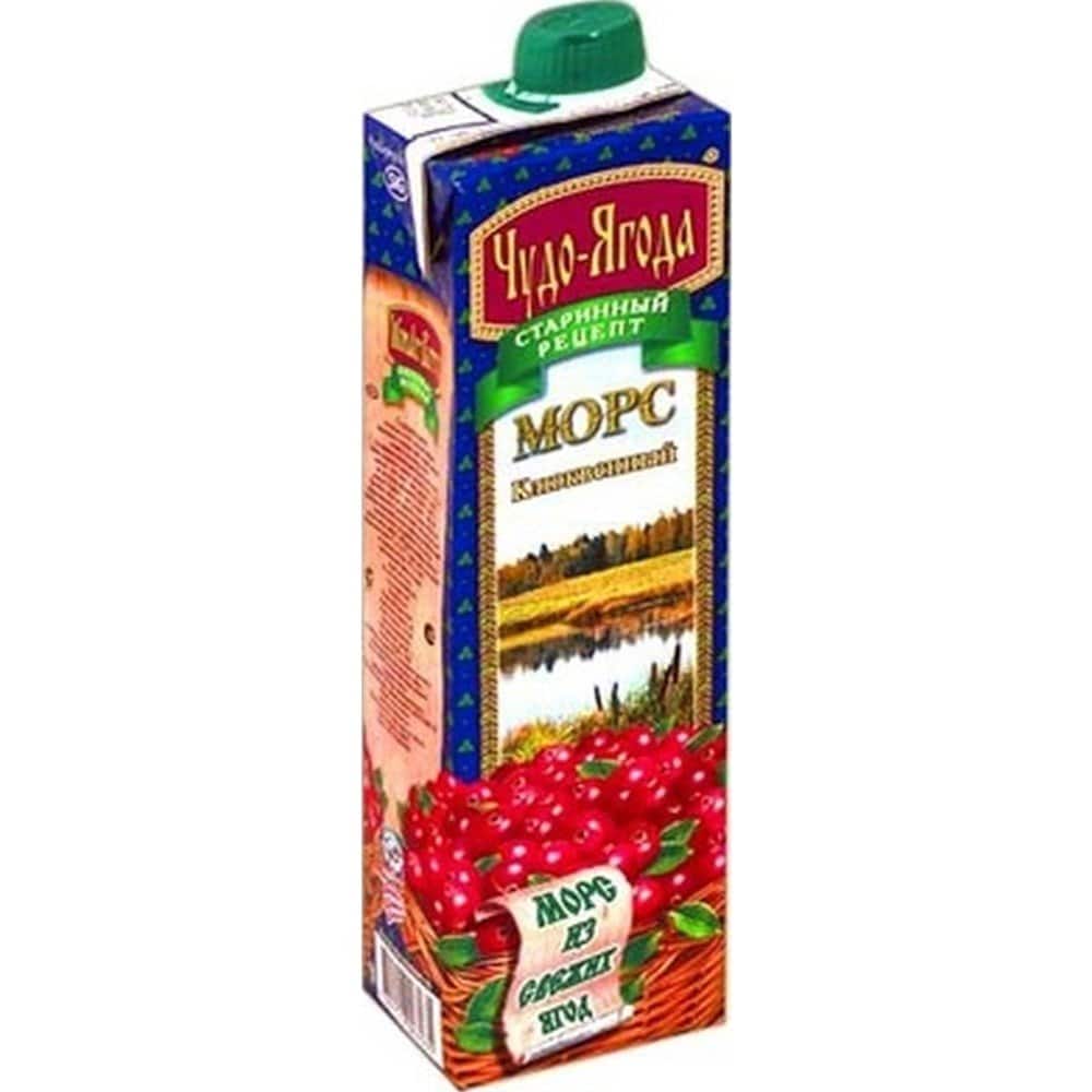 Морс Чудо-Ягода Клюква 1,0L Морс Чудо-Ягода Клюква 1,0L