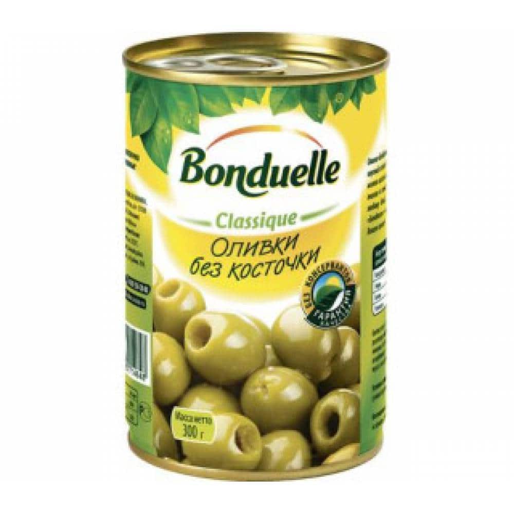 Оливки БОНДЮЭЛЬ (без косточек) 300г Оливки БОНДЮЭЛЬ (без косточек)