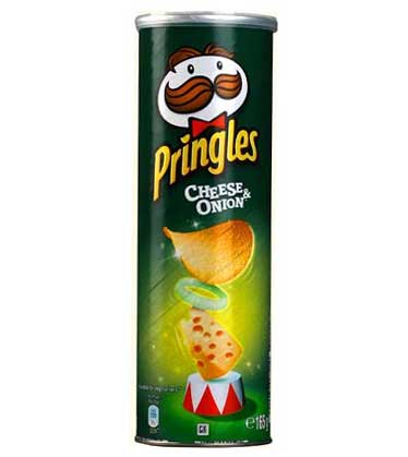 Чипсы Принглс Сыр Лук 165г (большая) ПРИНГЛС чипсы сыр лук 165 гр