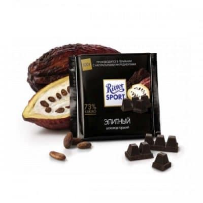 Шоколад Ritter Sport горький 73% 100гр Шоколад Ritter Sport горький 73%