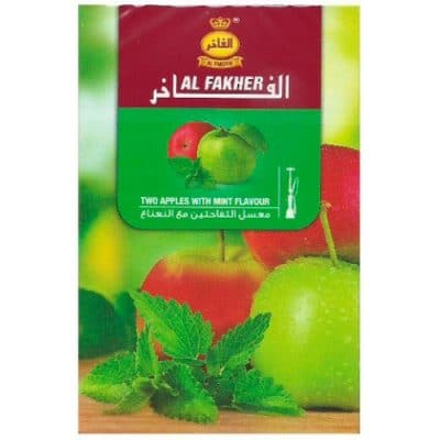 Табак для кальяна Аль Факер Два яблока мята 50гр Табак для кальяна Аль Факер Два яблока мята 50гр