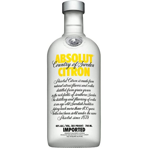 Водка Абсолют Цитрус 0.5L (Швеция) Absolut-Citron